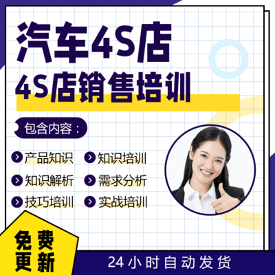 汽车4S店新员工培训课件客户需求分析产品知识培训销售技巧与话术