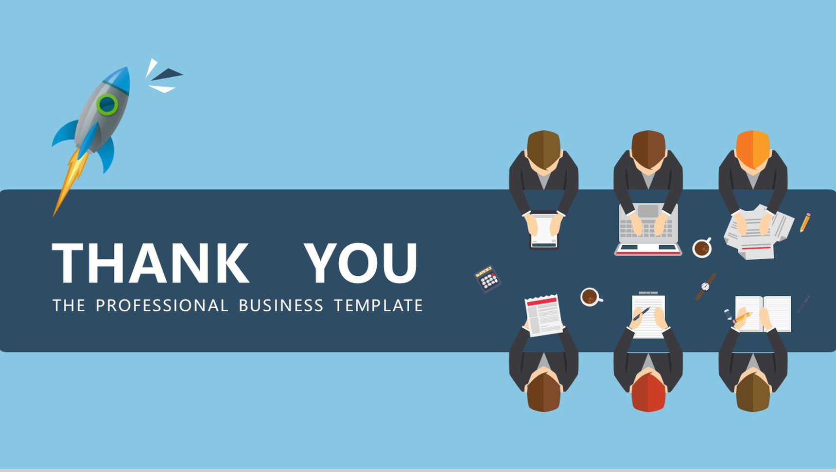 扁平化完整框架企业介绍产品发布PPT模板-13